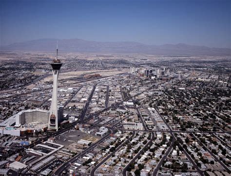 Aerial view of Las Vegas, Nevada - digital file from original | Library ...
