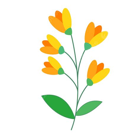 Cute Spring Flower Clipart PNG Images, Cute Spring Flowers Full Of ...