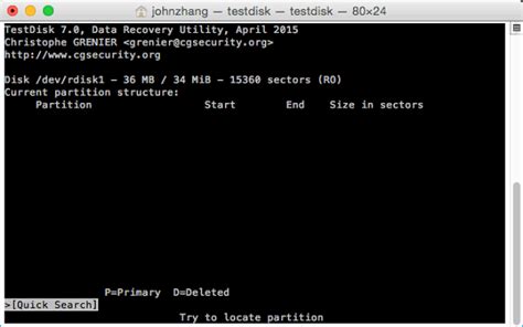 TestDisk Step by Step Guide 的图像结果