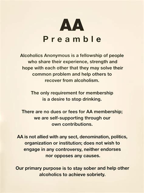 Alcoholics Anonymous - Heavy Stock Meeting Posters | RecoveryShop