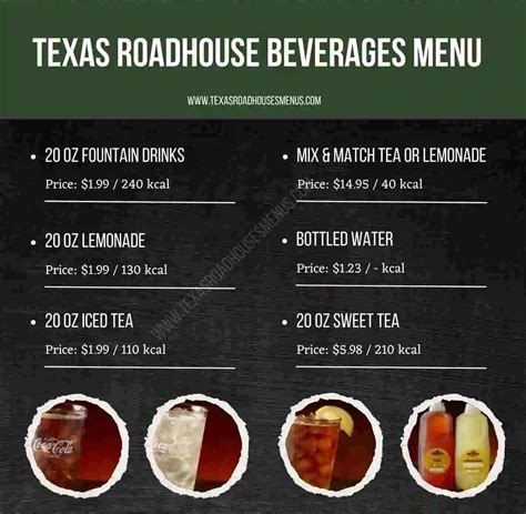Texas Roadhouse Menu With Prices and Pictures