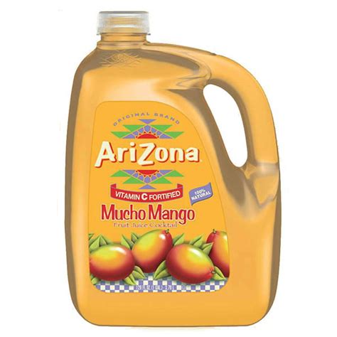 Arizona Tea Mucho Mango Tea 128 Oz Gallon Pack of 4 - Walmart.com