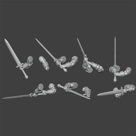 🗡️ Gen 3S Great sword arms・ 3D File for 3D printing・Cults