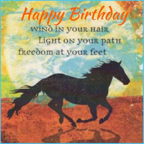 Horse Rider Birthday Wishes at George Jelks blog