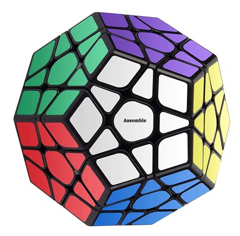 Assemble Own Pentagonal Black Megamix Stickered Cube Puzzle : Amazon.in ...