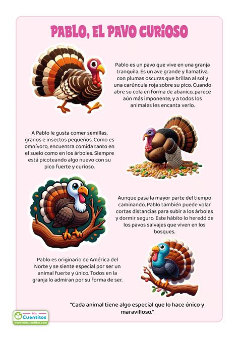 Cuento corto - Pablo, el pavo curioso в 2025 г