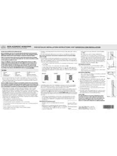 Image result for Replacement Window Installation Instructions