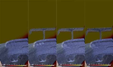 CFD Data Mapping in Techplot On Wing 的图像结果