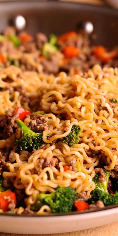 Healthy Ramen Noodles Stir Fry - Tringart