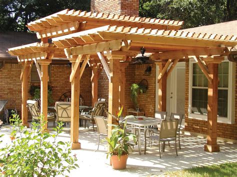 Three-Tier Pressure-Treated Pergola Design Ideas