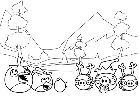 Yellow Coloring Pages: Angry Bird Coloring Pages