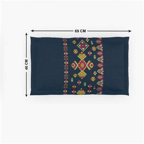 Buy D'DECOR Phulkari Cotton 210TC Ethnic Print 5Pcs Super King Bedsheet ...