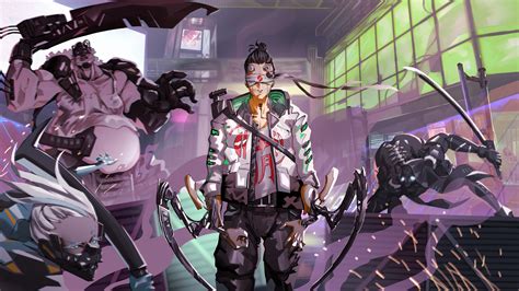 Cyberpunk 4k Warrior Wallpaper, HD Hi-Tech 4K Wallpapers, Images and Background - Wallpapers Den