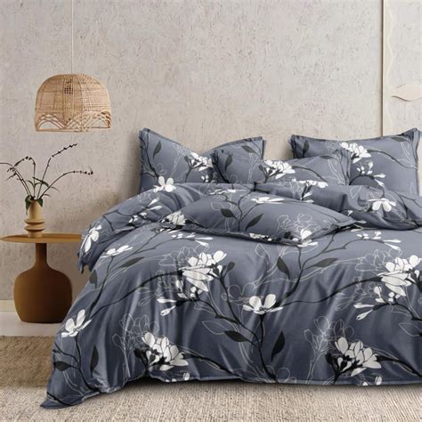Dark Grey Dreams | PolyCotton Bedsheet | Super King Size – Harsh ...