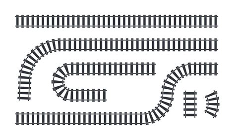 Train Tracks Vector Art, Icons, and Graphics for Free Download