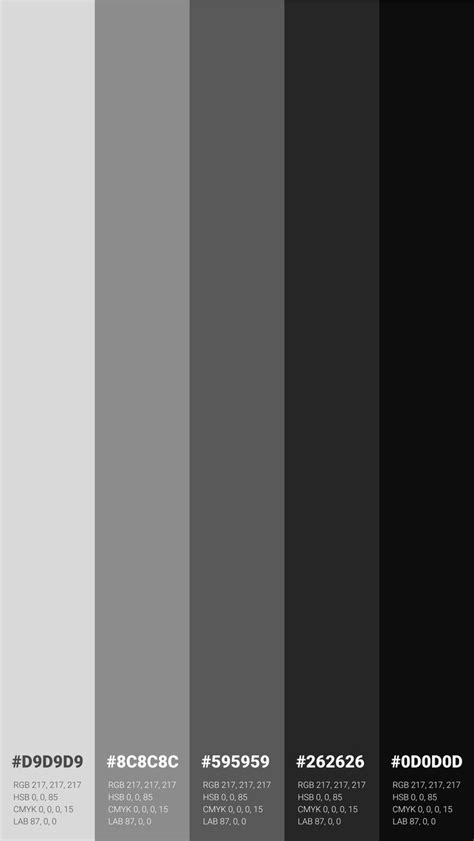 Grey Color Code 的图像结果