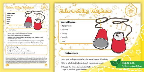 Image result for How to Make a String Telephone