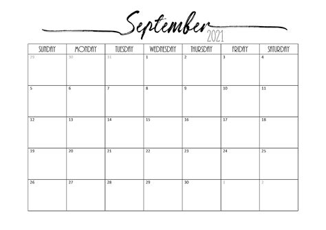 Download September 2021 Calendar Wallpaper | Wallpapers.com
