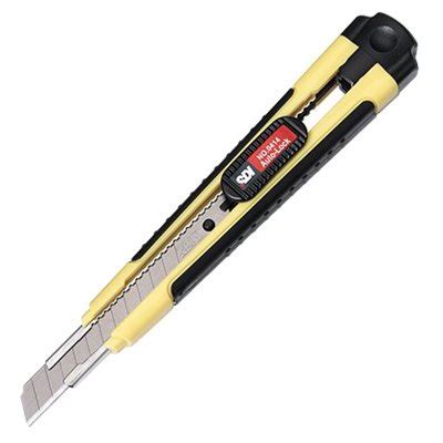 SDI CUTTER KNIFE 5414 RUBBER GRIP AUTO LOCK