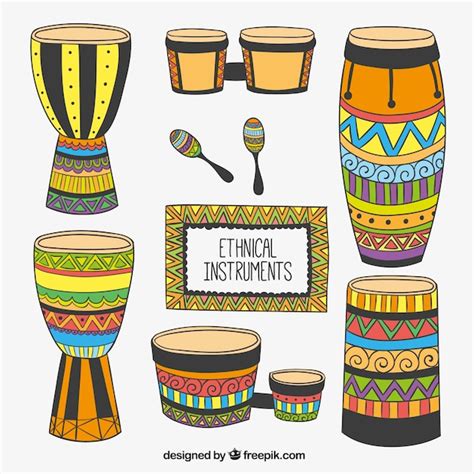 Ethnische Instrumente | Kostenlose Vektor