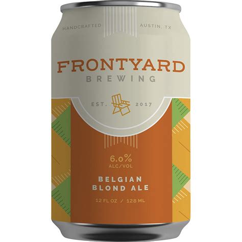 Frontyard Brewing Belgian Blonde (12 fl oz) Delivery or Pickup Near Me ...