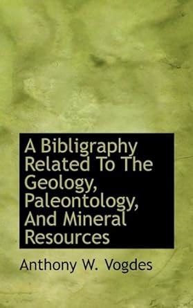 Amazon.in: Buy A Bibligraphy Related to the Geology, Paleontology, and ...