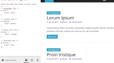 CSS Link Color 的图像结果