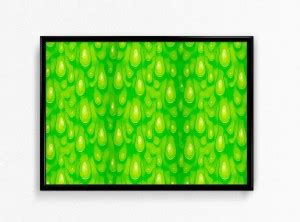 Green Abstract Matte Poster, 12x18 inches Matte Print [HD Bright Art ...