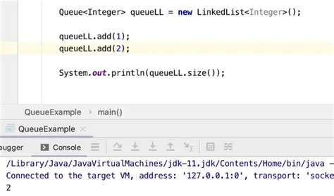 Image result for Queue Sample Code Java
