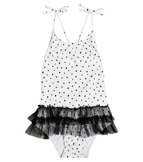 Formentera polka-dot swimsuit in white - Suncracy | Mytheresa
