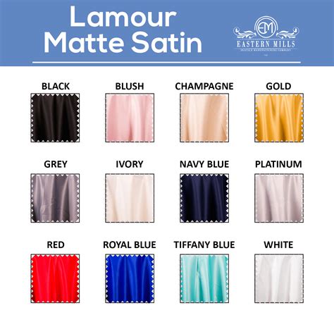 Matte Satin Material