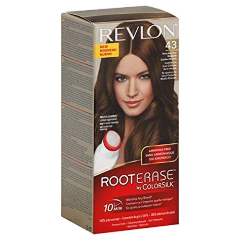 Buy Revlon Root Erase by ColorSilk Ammonia-Free Permanent Color, Medium ...