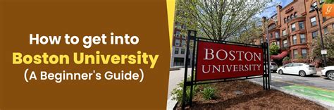 How to Get into Boston University: A Beginner's Guide