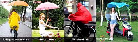 MOKPRO Nylon, Polyester, PVC Folding Motorcycle Canopy Motor Bicycle ...