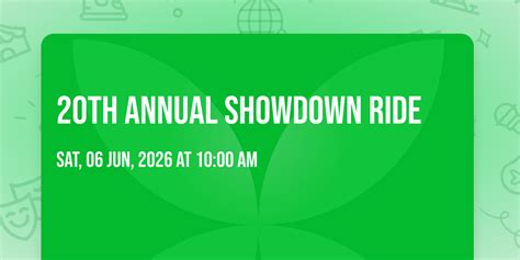 20th Annual Showdown Ride, 1244 N 14th St, Lafayette, IN, 6 June 2026 ...