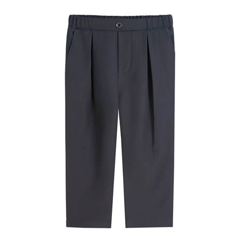 breaise Kids Boys Girls Dress Pants Uniform Elastic Waist Pull-on Twill ...