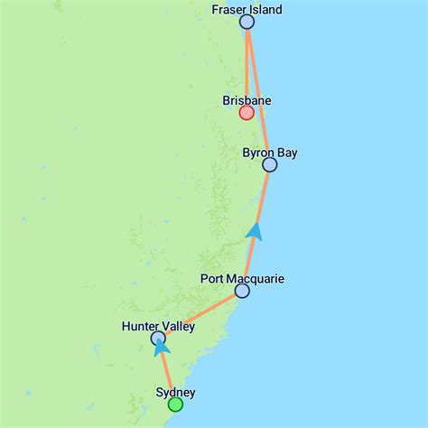 How Far Is From Sydney To Brisbane