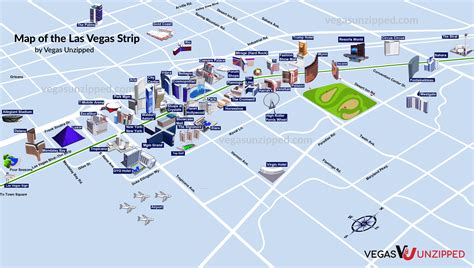 Las Vegas Casino Maps 2026 - 3D Strip & Hotel Property Maps