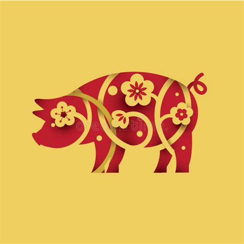 猪 2019年的标志 向量例证. 插画 包括有 节假日, 敌意, 问候, 装饰, 月球, 要素, 钞票 - 128314598