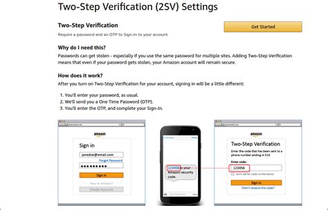 Image result for Amazon Two-Step Verification