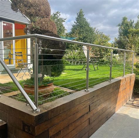 Stainless Steel Cable Railing With Steel Wire Rope Balcony Modern ...