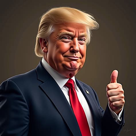 donald trump doig a thumbs up with both hands Prompts | Stable ...