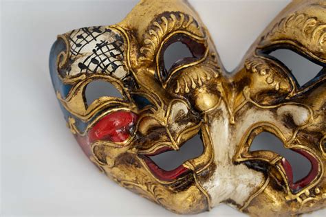 Small Comedy Tragedy Mask Fantasy