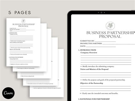 Business Partner Proposal Sample 的图像结果