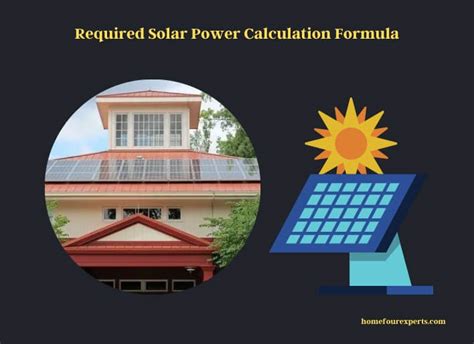 Image result for Solar Panel Calculation