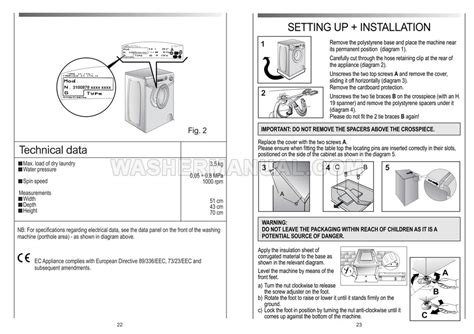 Image result for Candy Washing Machine Instructions