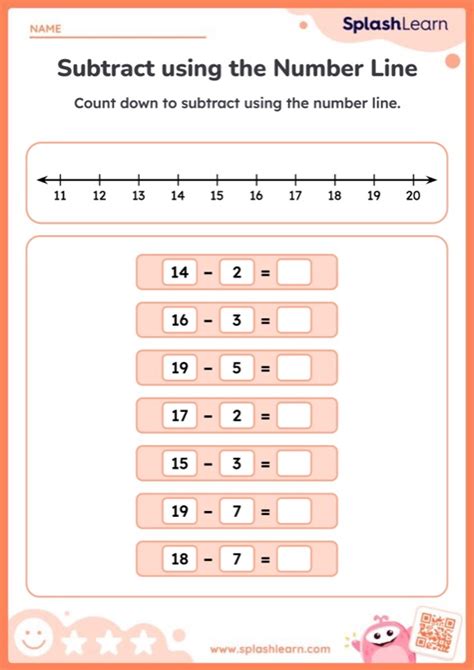 Image result for Year 2 Subtraction Using a Number Line