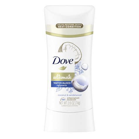 Dove Ultimate Antiperspirant Deodorant Stick Coconut And, 56% OFF