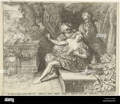 Susanna and the Elders, Willem de Ryck, 1645 - 1699 Stock Photo - Alamy