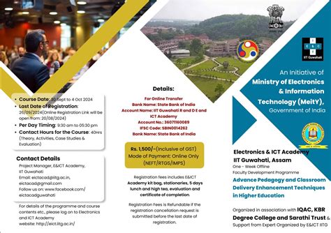 Advanced Pedagogy and Classroom Delivery Enhancement Techniques | IITG ...